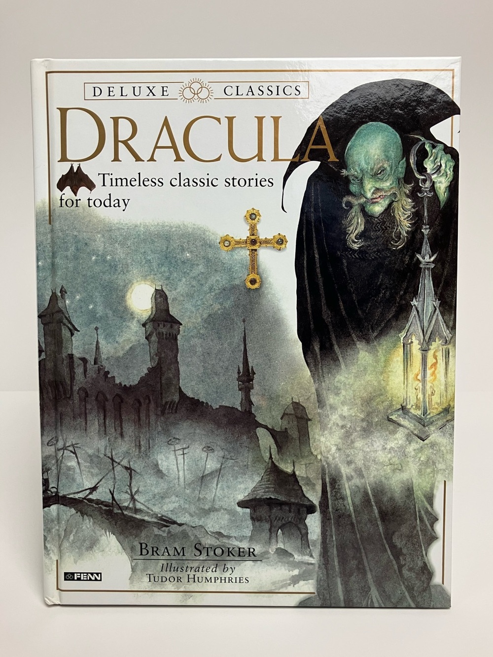 Vintage Dracula Bram Stoker Book 1998 Deluxe Classics Tudor Humphries 90s